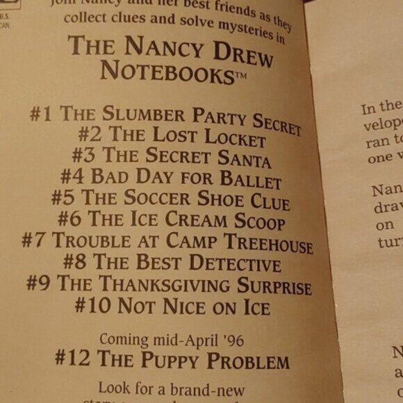 3/$13 Nancy Drew Notebooks #11 The Pen Pal Puzzle by Carolyn Keene - Picture 5 of 5